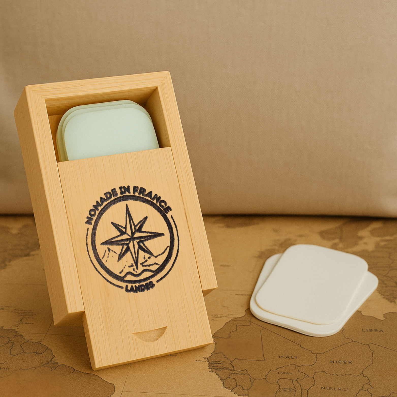 Boîte de savon portable